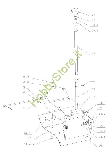 Picture of Piatto di taglio (3/3) OM 105J/18H Cat.2009 Trattorino