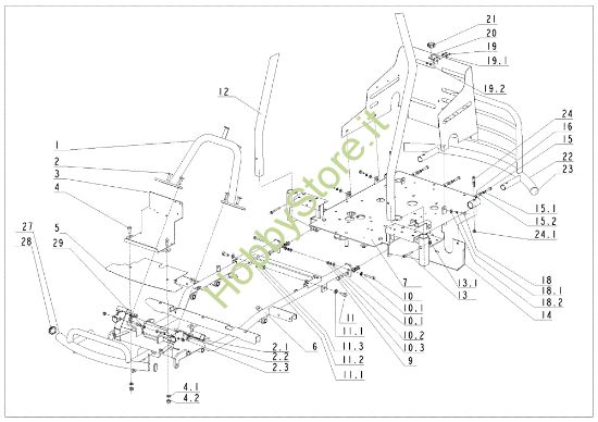 Picture of Telaio APACHE 92 Cat.2009 Trattorino