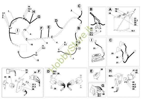 Picture of Parti elettriche APACHE 92 4x4 Cat.2009 Trattorino
