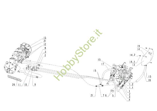Picture of Circuito idraulico APACHE 92 4x4 Cat.2009 Trattorino