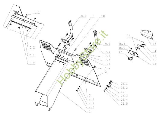 Picture of Raccoglierba OM 105J/22 Intek Cat.2009 Trattorino (solo per il mercato tedesco)