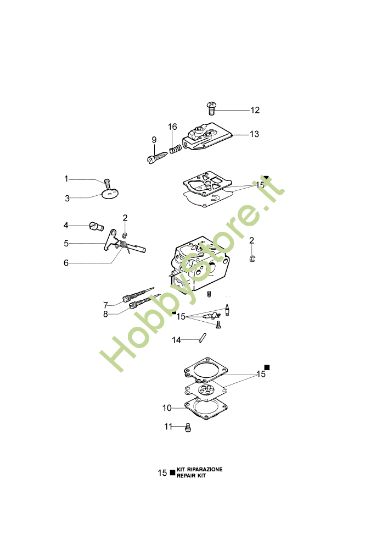 Picture of Carburatore WT-869A SPARTA 38 FE Decespugliatore