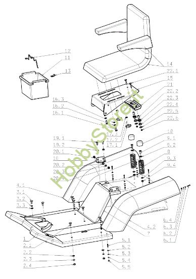 Picture of Cofano (1/3) EF 105J/23H Cat.2009 Trattorino (solo per il mercato tedesco)
