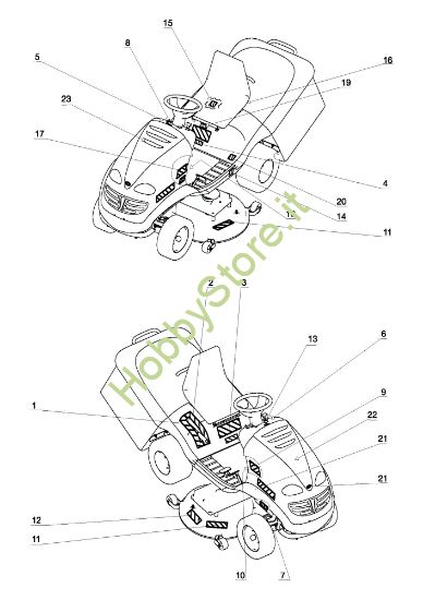 Picture of Etichette EF 105J/23H Cat.2009 Trattorino (solo per il mercato tedesco)