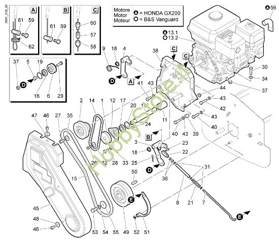 Picture of Trasmissione DR 55 H 6,5 Trinciasamenti
