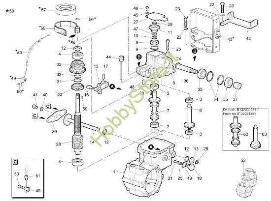 Picture of Ingranaggi del cambio - con freno da sn B133181826 DR 80 KR 11 Trinciasamenti