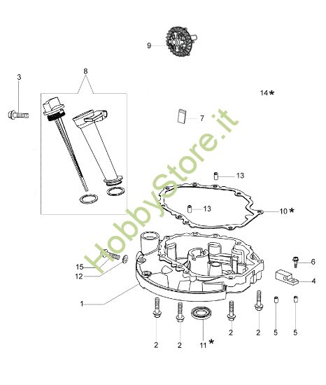 Picture of Coperchio basamento LR 48 TK (K600) Rasaerba