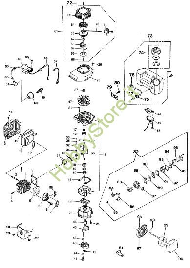 Picture of Motore TS 322 S Tagliasiepi