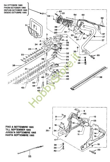 Picture of Gruppo lame TS 330 Tagliasiepi