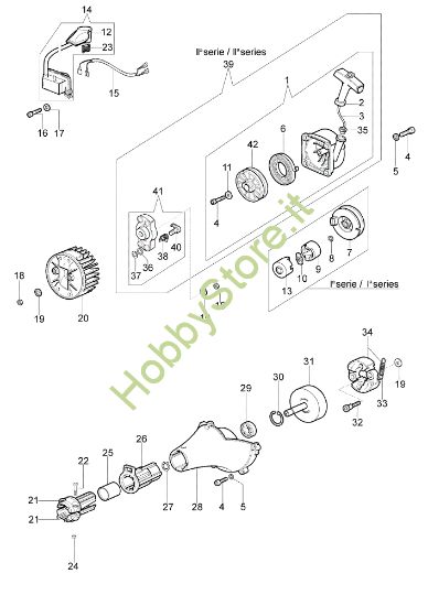 Picture of Avviamento e frizione STARK 3800 T (Euro 2) Decespugliatore