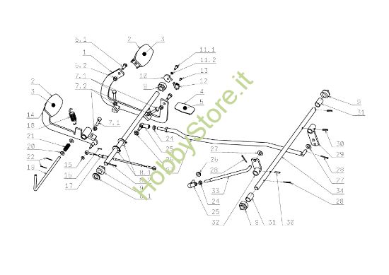 Picture of Trasmissione TWISTER 106/16 H Trattorino