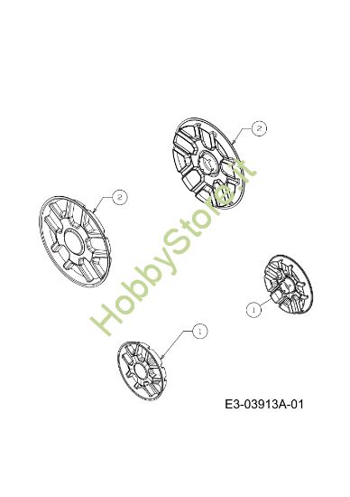 Picture of Copriruote LR 55 VBX 4-IN-1 Cat. 2010 Rasaerba