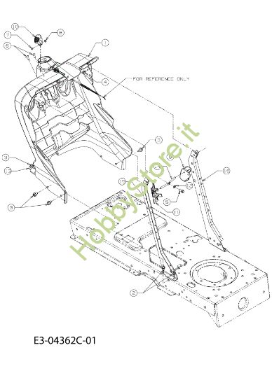 Picture of Cruscotto KOMMAND 92/16 H Cat. 2010 Trattorino