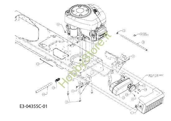 Picture of Motore KOMMAND 105/17.5 H Cat. 2010 Trattorino