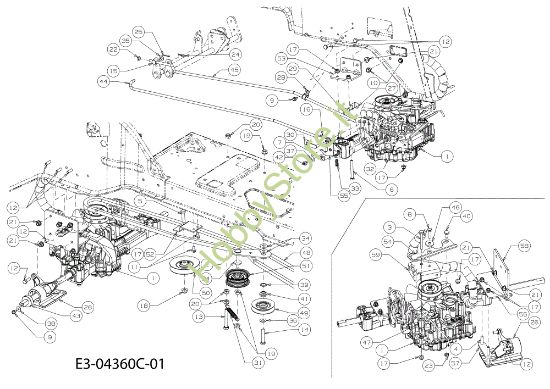 Picture of Trasmissione KOMMAND 105/17.5 H Cat. 2010 Trattorino
