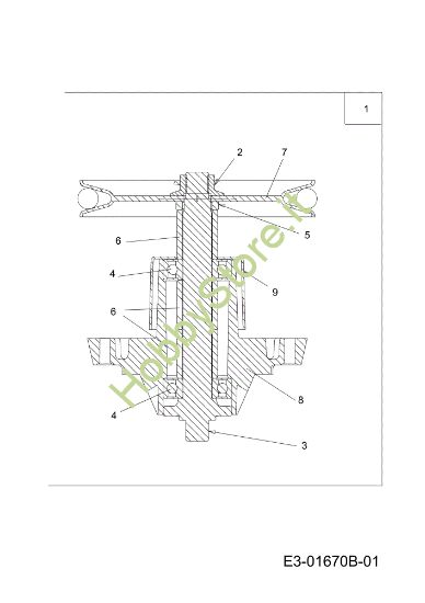 Picture of Supporto lame (2/2) KOMMAND 105/22 H Cat. 2010 Trattorino