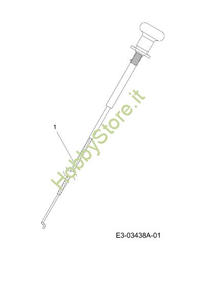 Picture of Cavo starter KOMMAND 105/22 H Cat. 2010 Trattorino