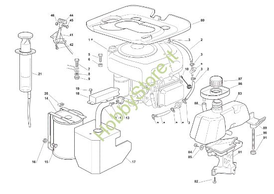 Picture of Motore EF 72C/12,5H Cat.2010 Trattorino