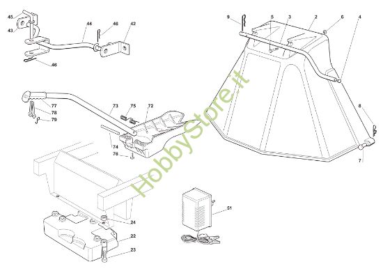 Picture of Accessori a richiesta EF 102C/16,5M Cat.2010 Trattorino