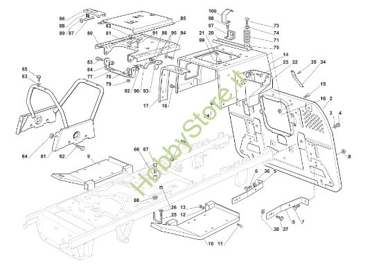 Picture of Telaio EF 102C/18,5H Cat.2010 Trattorino