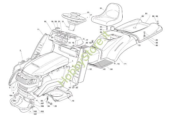 Picture of Carrozzeria EF 102C/18,5H Cat.2010 Trattorino
