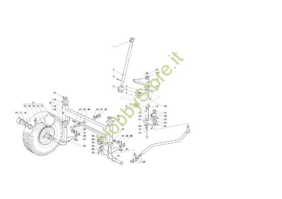 Picture of Sterzo EF 91C/11,5M France Cat.2010 Trattorino (solo per il mercato francese)