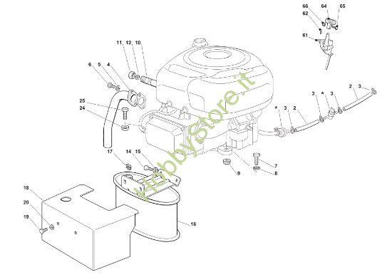 Picture of Motore EF 91C/11,5M France Cat.2010 Trattorino (solo per il mercato francese)