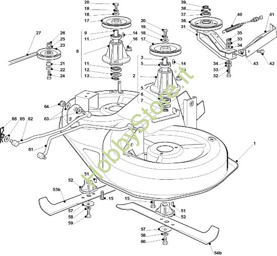 Picture of Piatto di taglio (2) EF 93C/13,5H Cat.2010 Trattorino