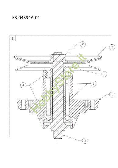 Picture of Supporto lame STORM 108/15,5 T Cat.2010 Trattorino