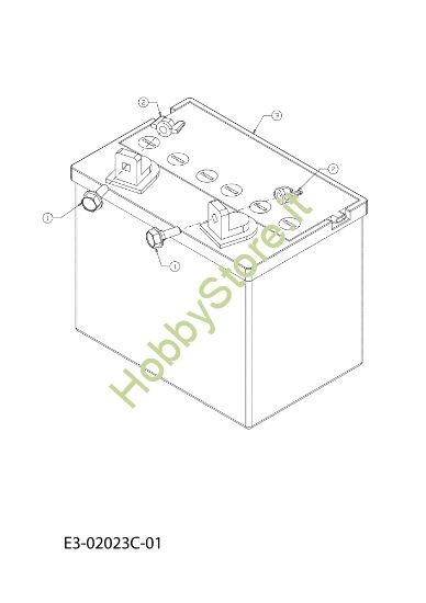 Picture of Batteria STORM 108/20 H Cat.2010 Trattorino