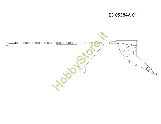 Picture of Cavo acceleratore STORM 108/20 H Cat.2010 Trattorino