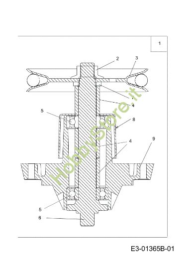 Picture of Supporto lame (2/2) KOMMAND 92/15,5 AM Cat. 2010 Trattorino