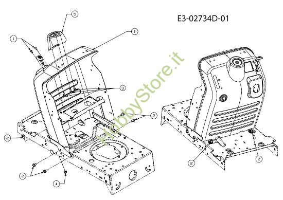 Picture of Cruscotto KOMMAND 92/15,5 T Cat. 2010 Trattorino