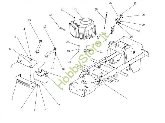 Picture of Motore EF 106J/18H Cat.2010 Trattorino