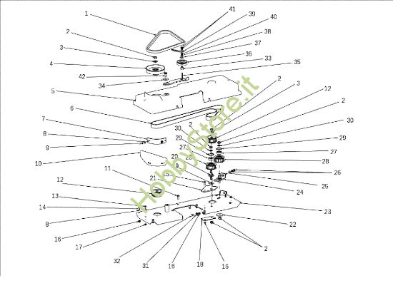 Picture of Piatto di taglio (2/3) EF 106J/18H Cat.2010 Trattorino