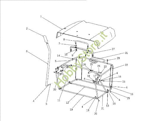 Picture of Sacco raccoglierba EF 106J/18H Cat.2010 Trattorino