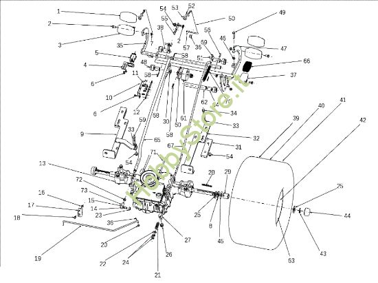 Picture of Trasmissione EF 105J/22H Cat.2010 Trattorino (solo per il mercato tedesco)