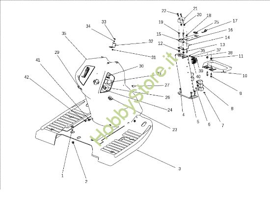 Picture of Cruscotto EF 105J/22H Cat.2010 Trattorino (solo per il mercato tedesco)