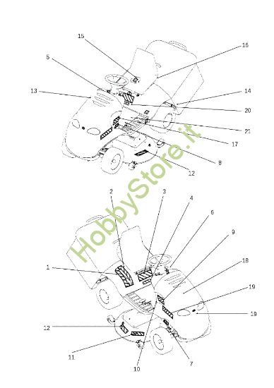 Picture of Etichette EF 105J/22H Cat.2010 Trattorino (solo per il mercato tedesco)
