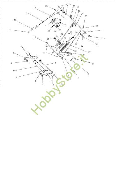 Picture of Regolazione piatto di taglio EF 106J/15,5H Cat.2010 Trattorino