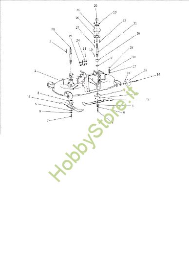 Picture of Piatto di taglio (1/2) EF 106J/16H Cat.2010 Trattorino