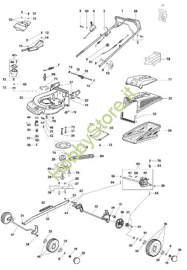 Picture of Esploso AR 53 TBDF Plus-Cut Rasaerba