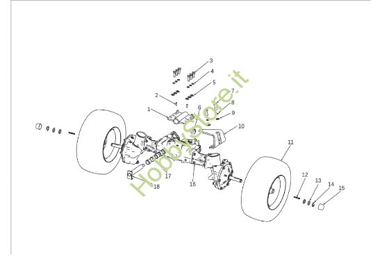 Picture of Assale anteriore EF 106J/24H Cat.2010 Trattorino