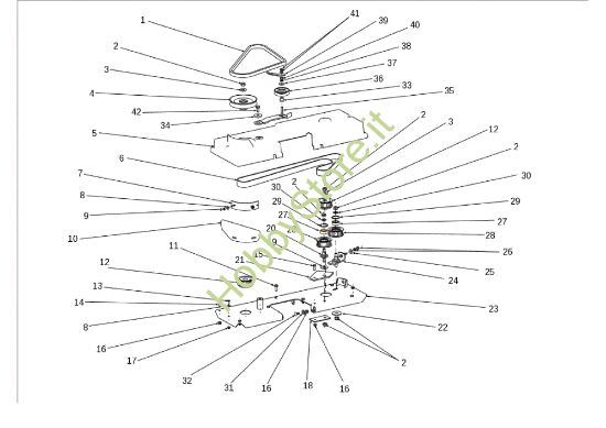 Picture of Piatto di taglio (2/2) EF 106J/24H Cat.2010 Trattorino