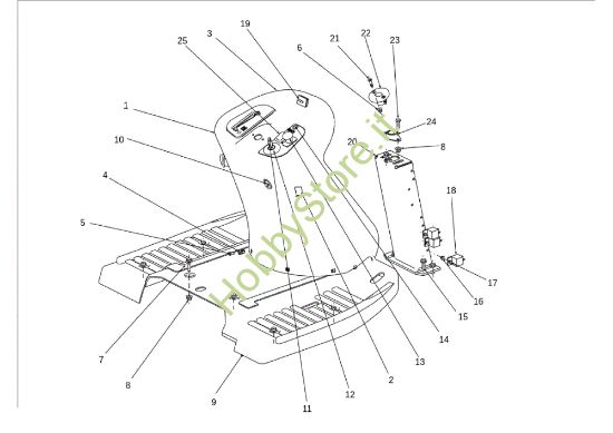 Picture of Cruscotto EF 106J/24H Cat.2010 Trattorino