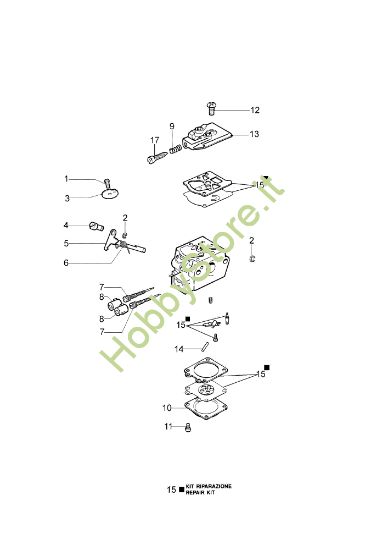 Picture of Carburatore WT-930C DS 2800 H Tagliasiepi