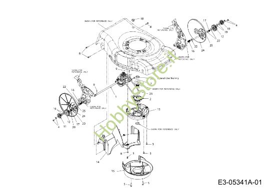 Picture of Assale posteriore LR 55 VBX 4-IN-1 Cat. 2011 Rasaerba