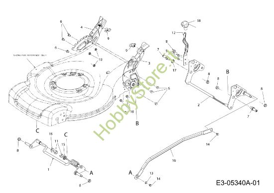 Picture of Sistema altezza di taglio LR 55 VBX 4-IN-1 Cat. 2011 Rasaerba