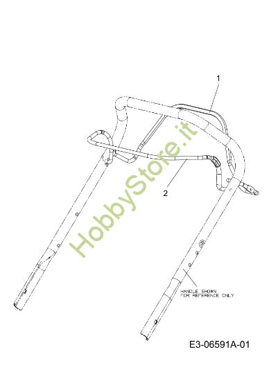 Picture of Leve comandi LR 55 VBX 4-IN-1 Cat. 2011 Rasaerba