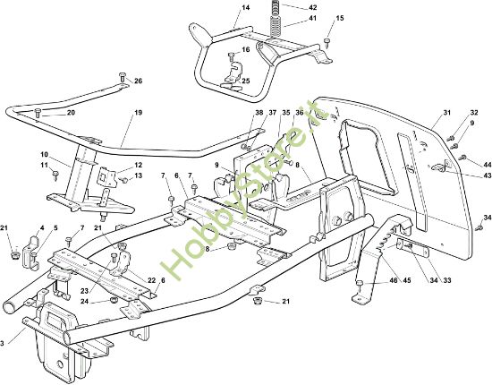 Picture of Telaio EF 63C/6,5V Cat.2011 Trattorino